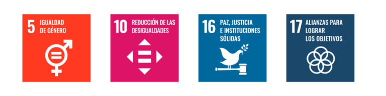 ODS 5, 10, 16 y 17